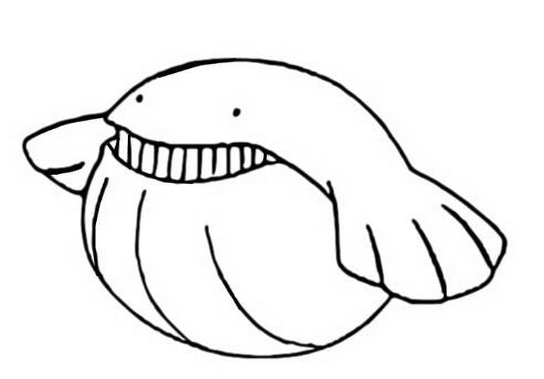 Tô màu Pokemon Wailmer