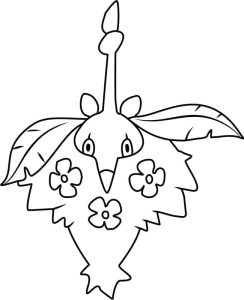 Tô màu Pokemon Wormadam