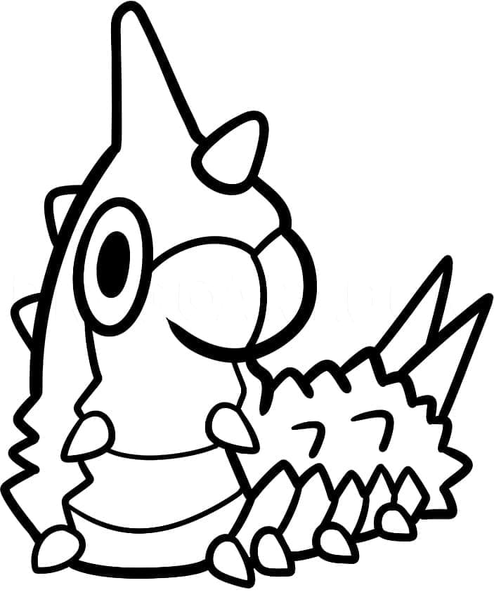 Tô màu Pokemon Wurmple