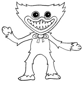 Tô màu Quái Vật Huggy Wuggy