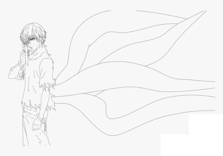 Tô màu Quái Vật Kaneki