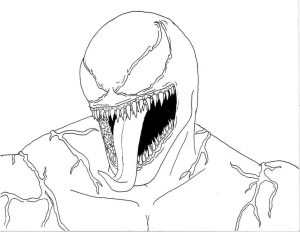 Tô màu Quái Vật Venom