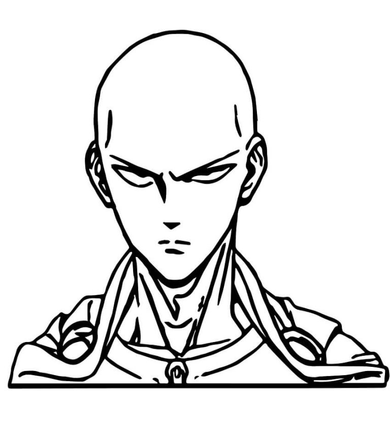 Tô Màu One Punch Man Saitama