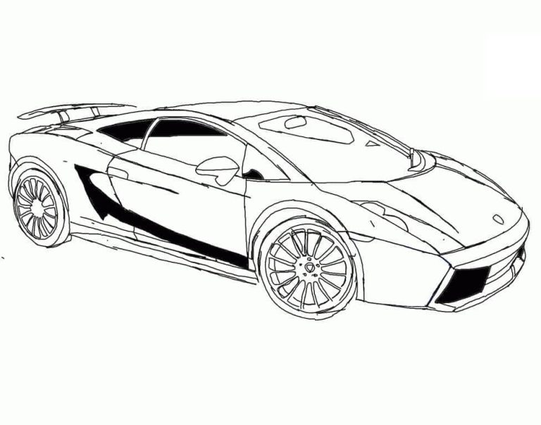 Tô màu Siêu Xe Lamborghini Cực Chất