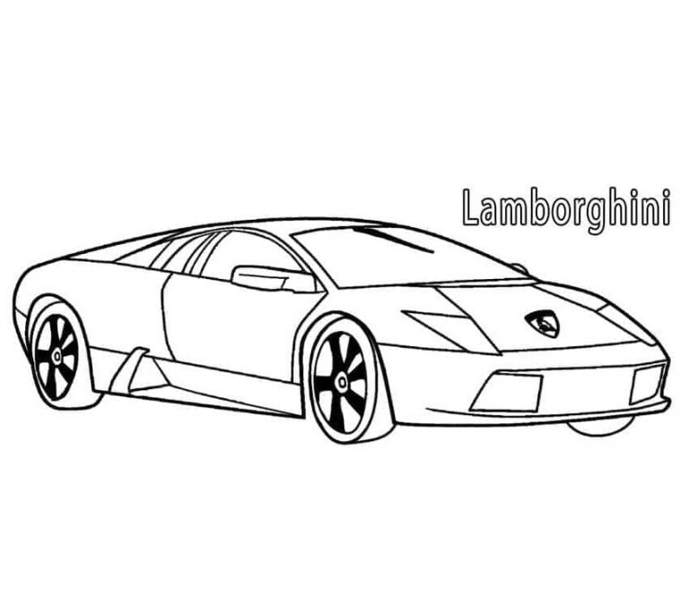 Tô màu Siêu Xe Lamborghini Đẹp và Ngầu