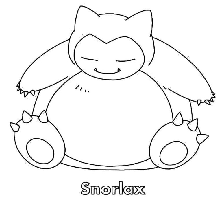 Tô Màu Snorlax