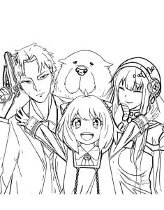 Tô màu Spy x Family (6)