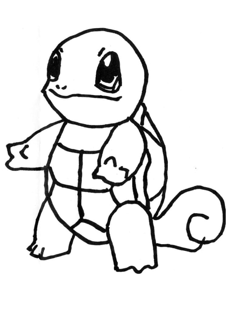 Tô màu Squirtle Pokemon