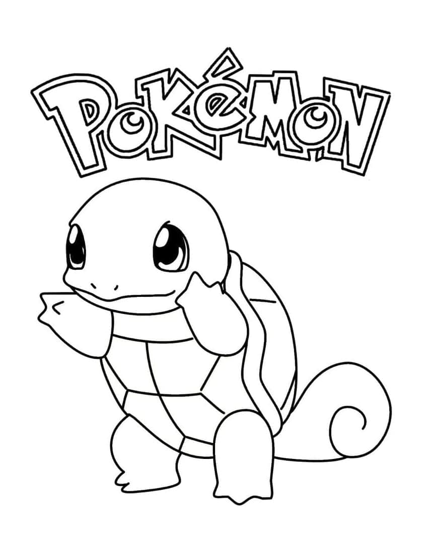 Tô màu SquirtleTrong Pokemon