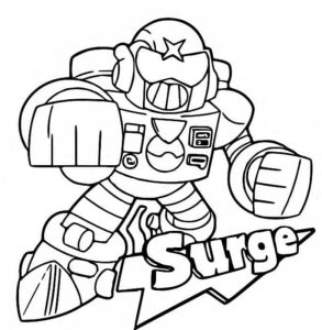 Tô màu Surge Trong Brawl Stars