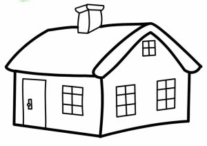 Tô màu Tập Vẽ Ngôi Nhà Đơn Giản