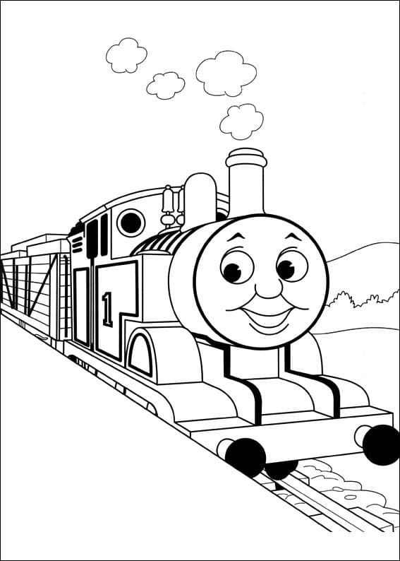 Tô màu Tàu Hỏa Thomas