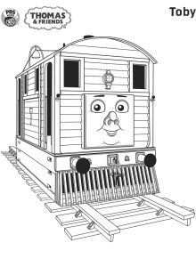 Tô màu Tàu Hỏa Toby