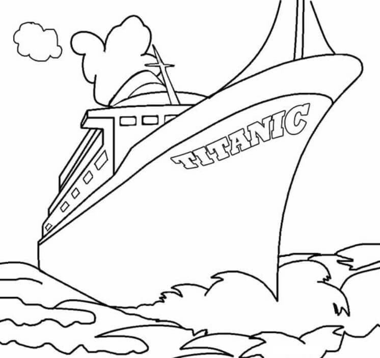 Tô màu Tàu Titanic