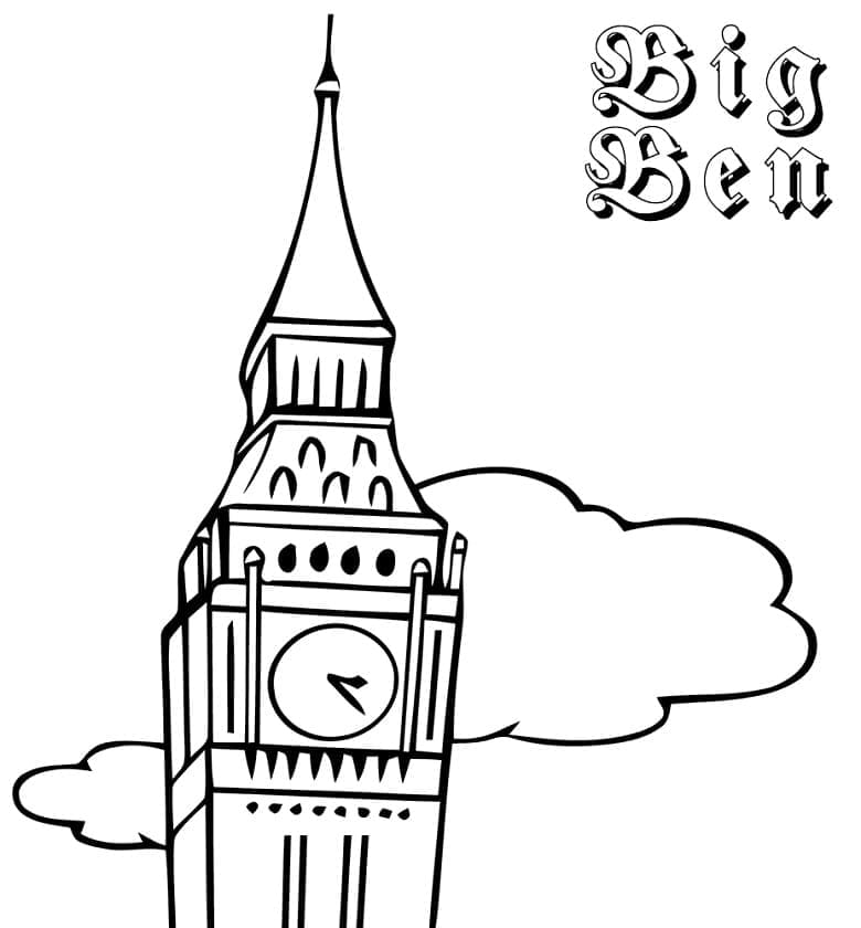 Tô Màu Tháp Big Ben