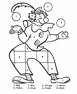 Tô Màu Theo Số Chú Hề