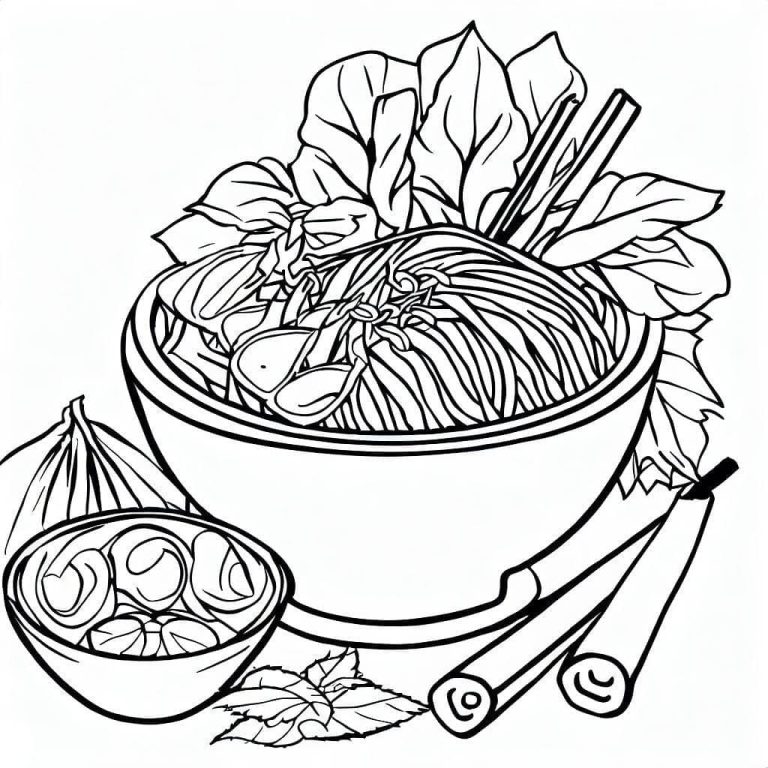 Tô màu Tô Phở Ngon