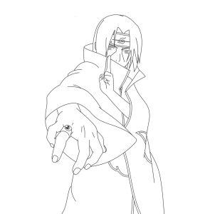 Tô màu Uchiha Itachi Trong Naruto