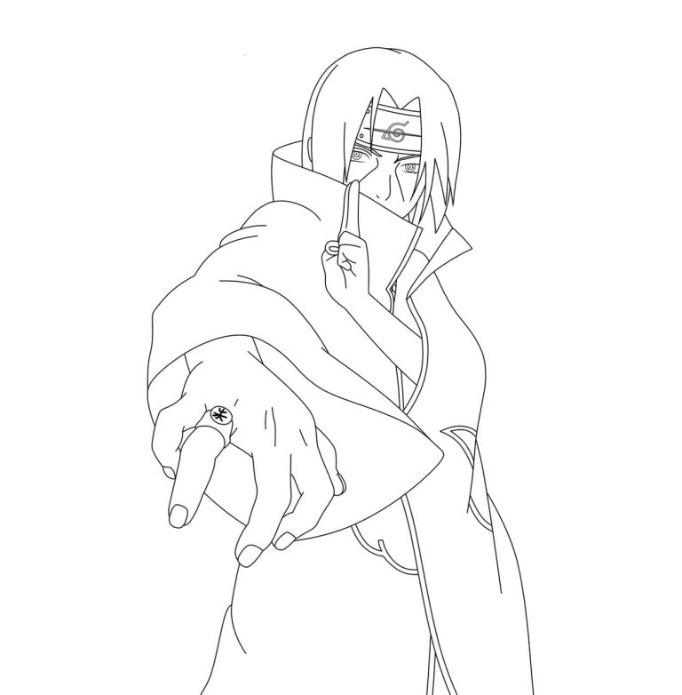 Tô màu Uchiha Itachi Trong Naruto