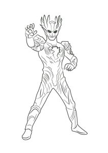 Tô màu Ultraman saga