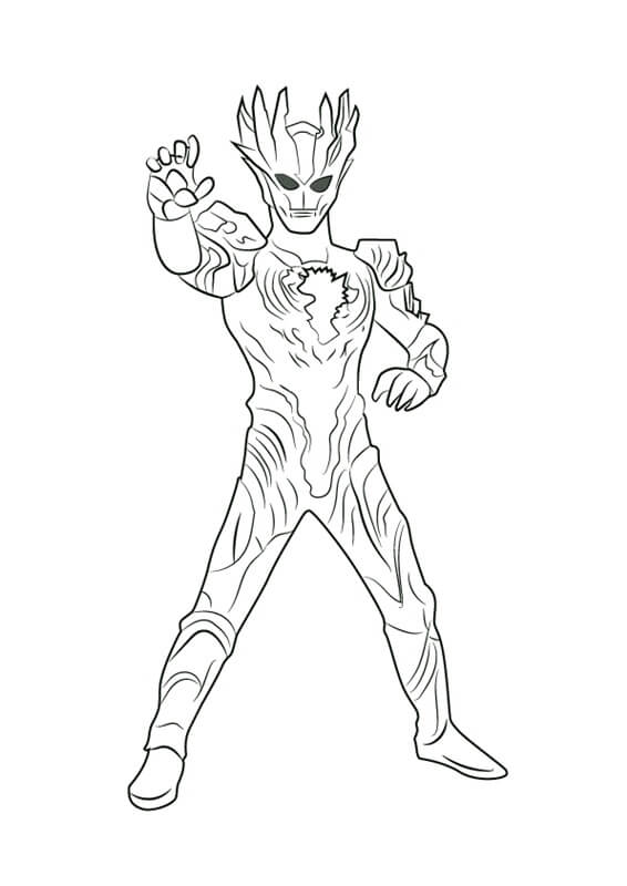 Tô màu Ultraman saga