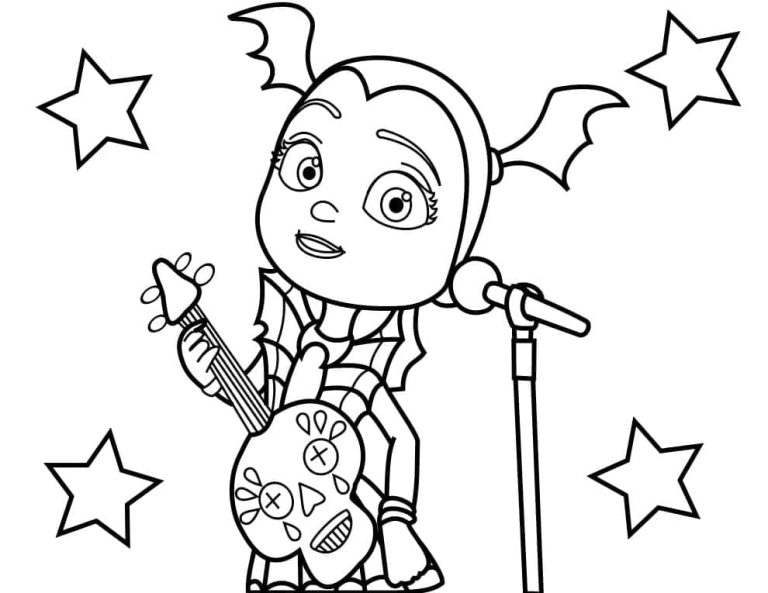 Tô màu Vampirina Ca Hát