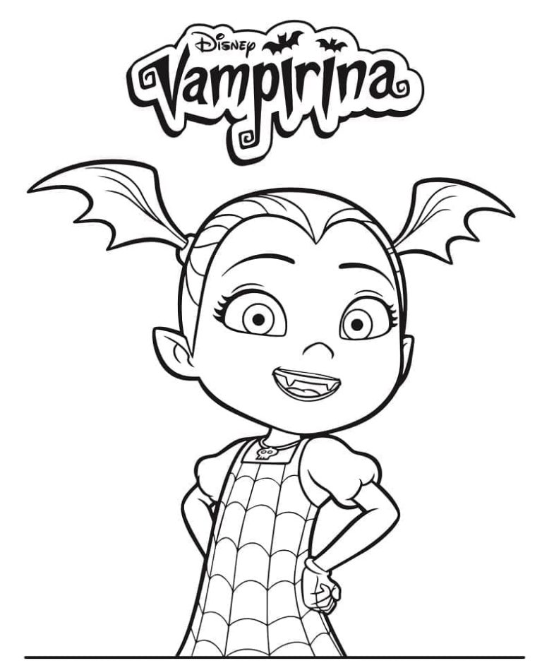 Tô màu Vampirina Đáng Yêu