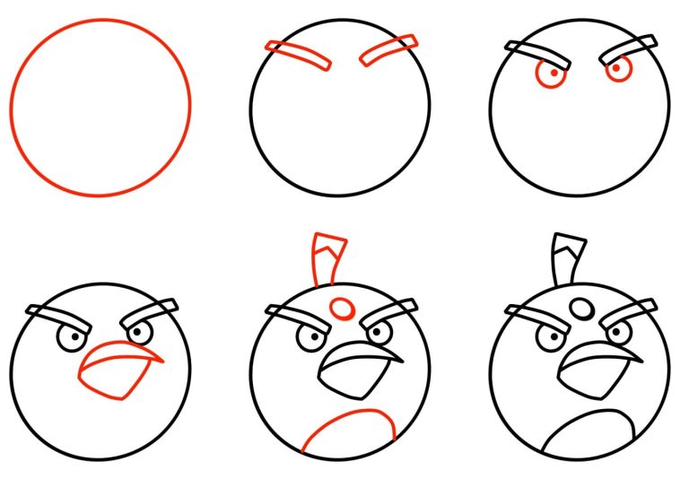 Tô màu Vẽ Chim Angry Birds
