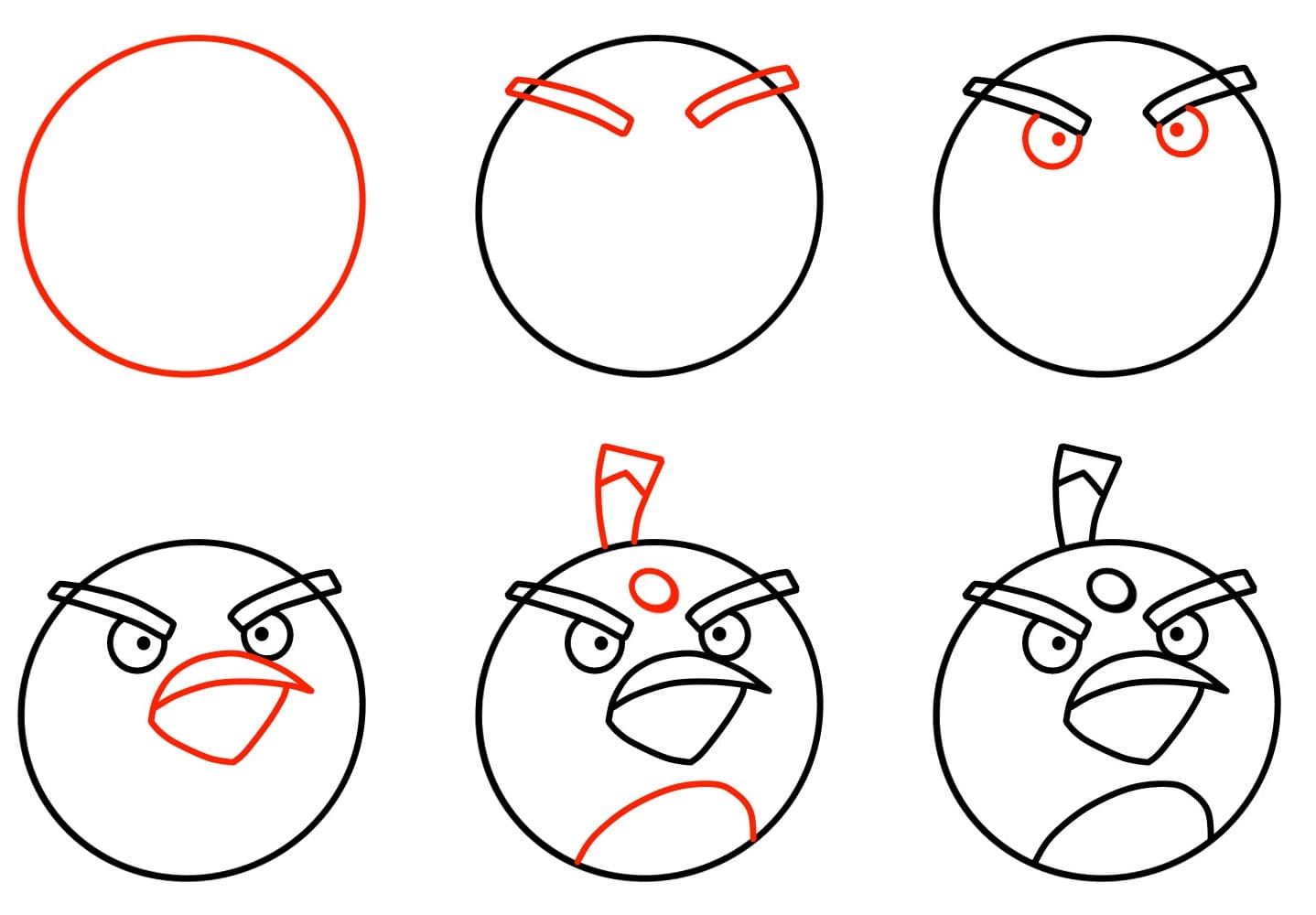 Tô màu Vẽ Chim Angry Birds