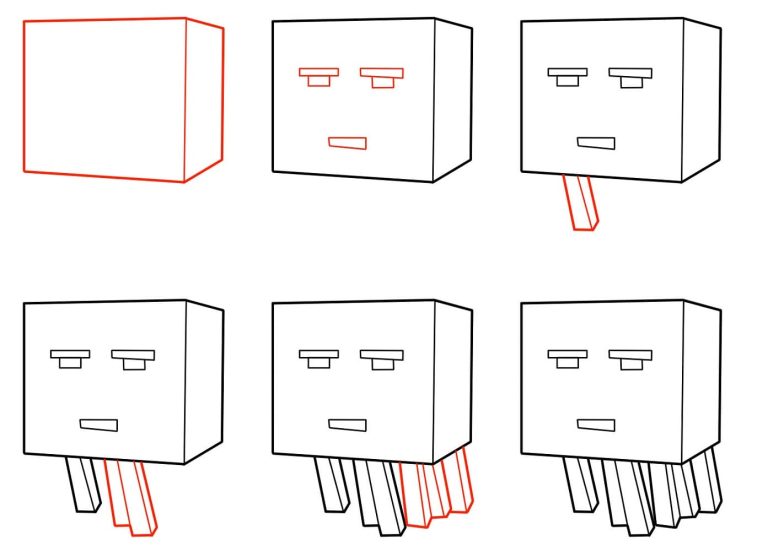 Tô màu Vẽ Minecraft Ghast