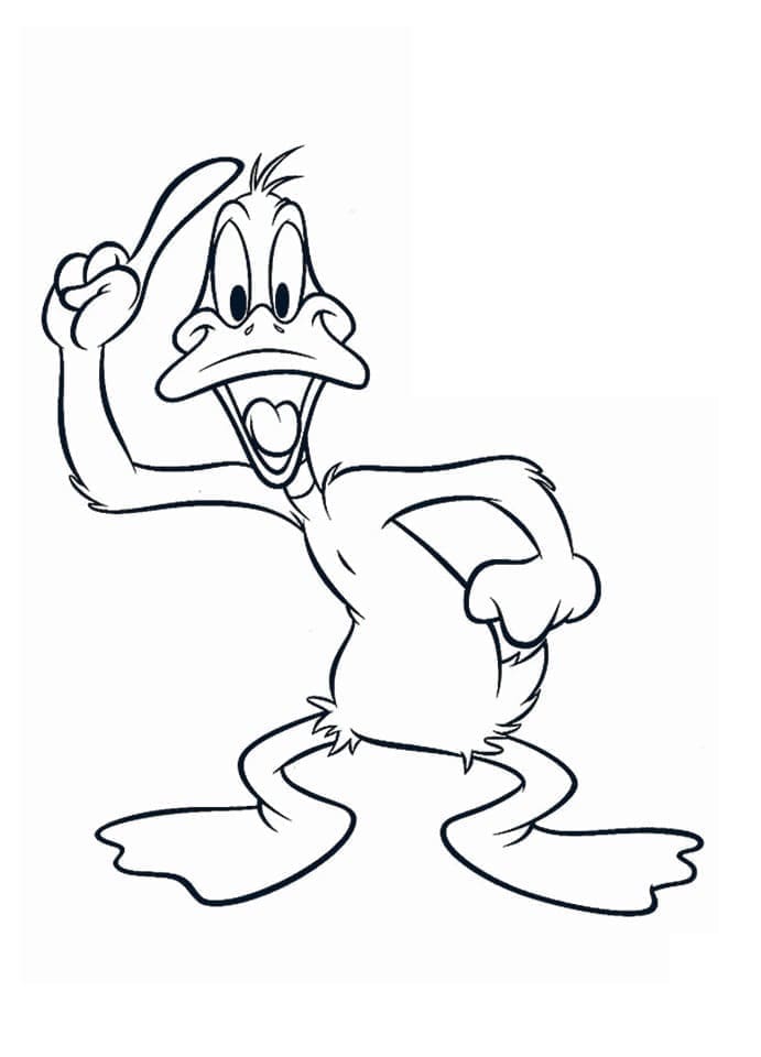 Tô màu Vịt Daffy Hài Hước