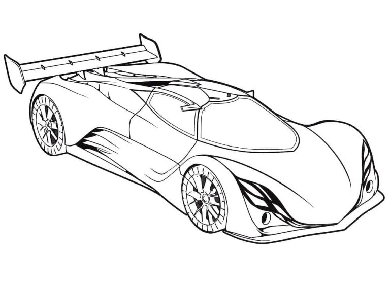 Tô màu Xe Đua Lamborghini