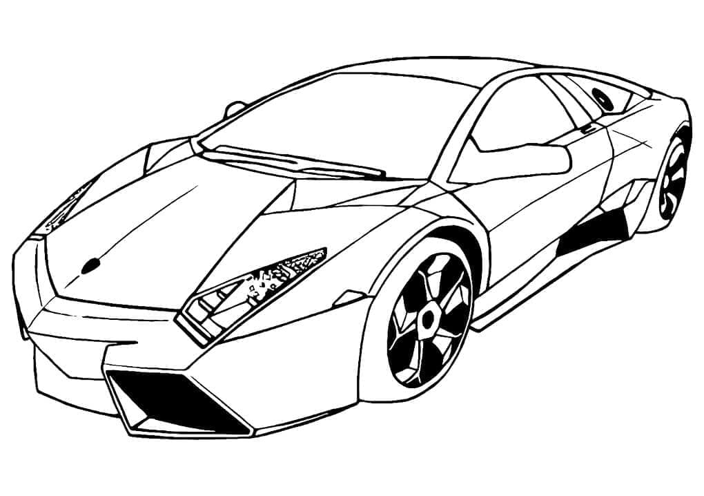 Tô Màu Siêu Xe Lamborghini