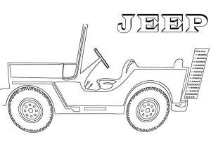 Tô màu Xe Jeep Đẹp và Ngầu