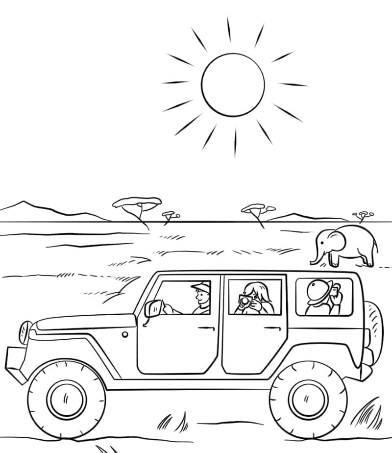Tô Màu Xe Jeep