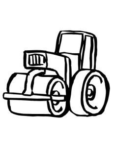 Tô màu Xe Lu Ngộ Nghĩnh