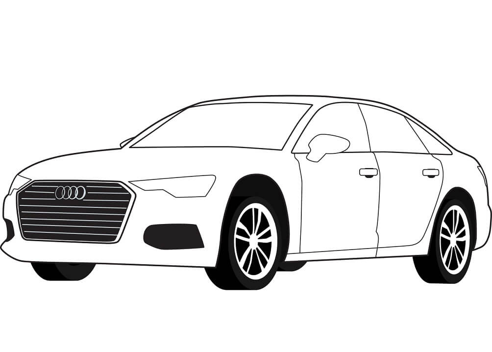 Tô Màu Xe Ô Tô Audi