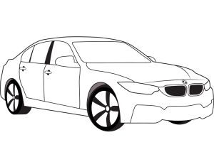 Tô màu Xe Ô Tô BMW M3
