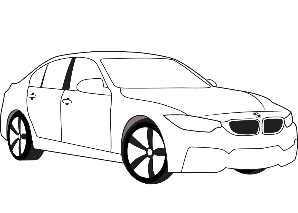 Tô màu Xe Ô Tô BMW M3