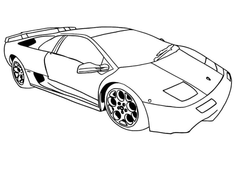 Tô màu Xe Ô Tô Lamborghini