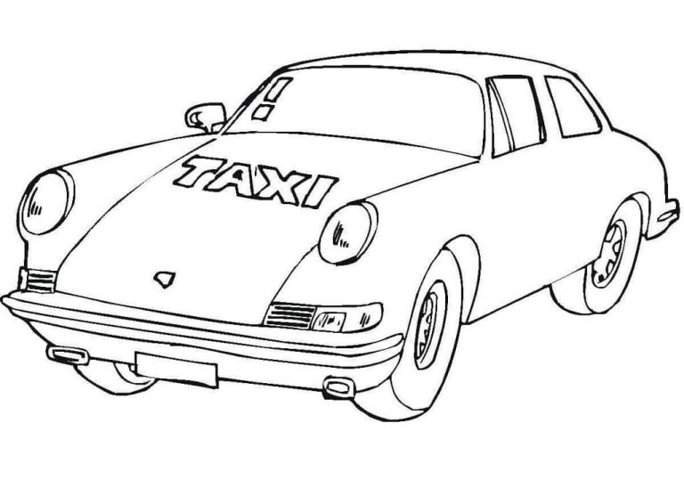 Tô màu Xe Taxi 2