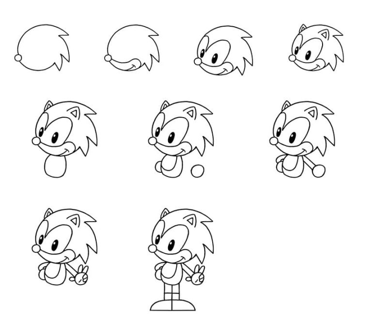 Tô màu Vẽ Nhím Sonic
