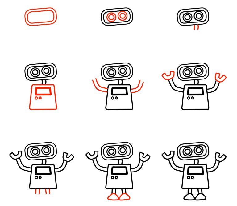 Tô màu Vẽ Robot